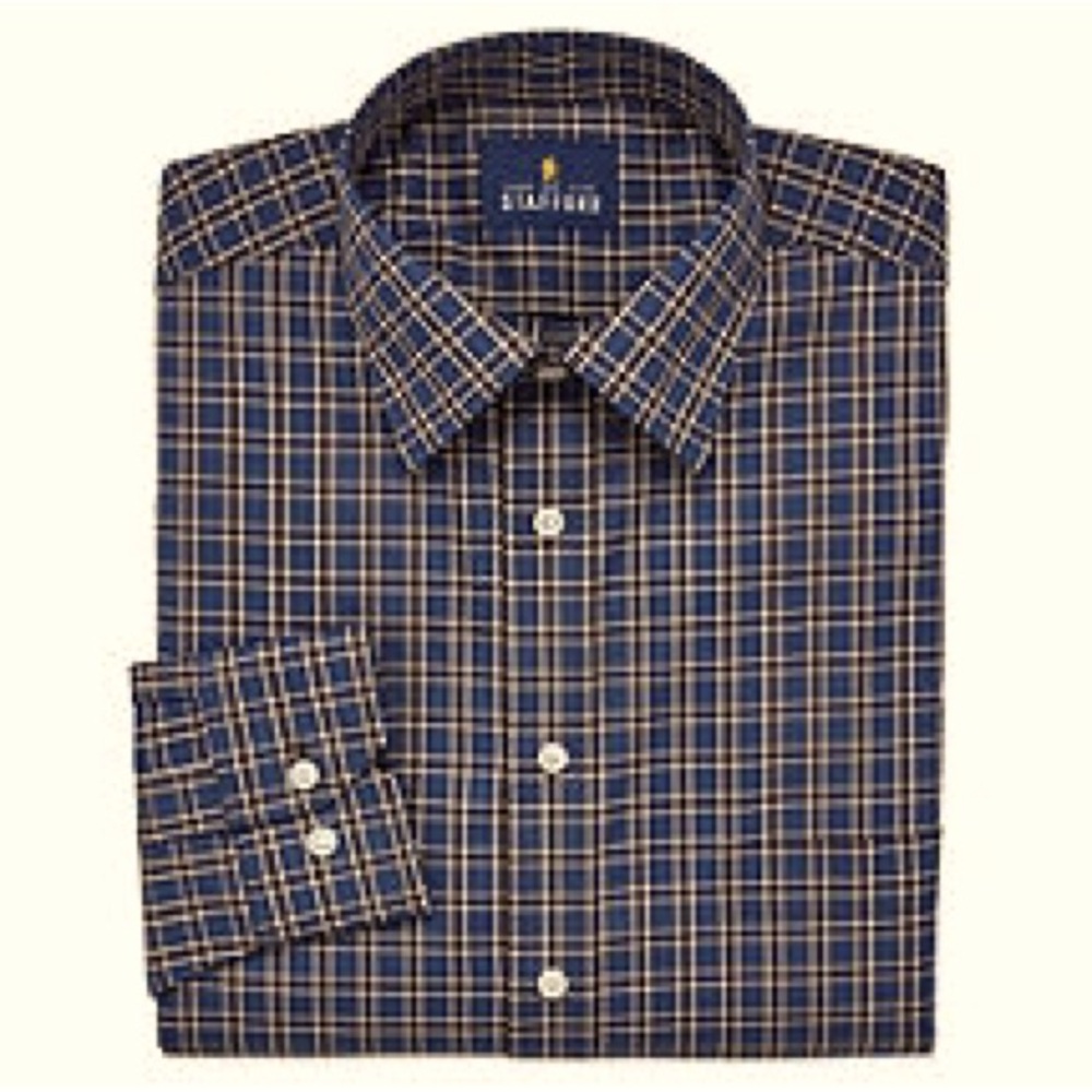 Stafford Button Down Dress Shirt NWT